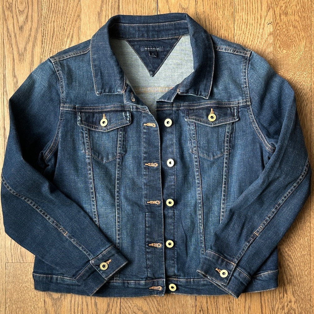 Tommy Hilfiger Classic Blue Jean Jacket, Size M, New Without Tags